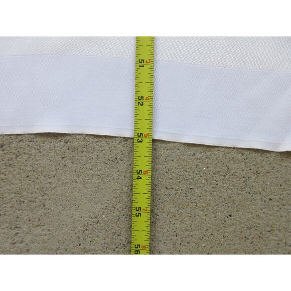 HANDCRAFTED CROSS STITCH White Floral Swiss Dot Tablecloth 53" x 47" - Picture 6 of 7